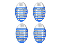 4 Pezzi Lampade da Presa Elettrica Antizanzare Repellente Insetti Mosche Falene