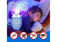 4 Pezzi Lampade da Presa Elettrica Antizanzare Repellente Insetti Mosche Falene