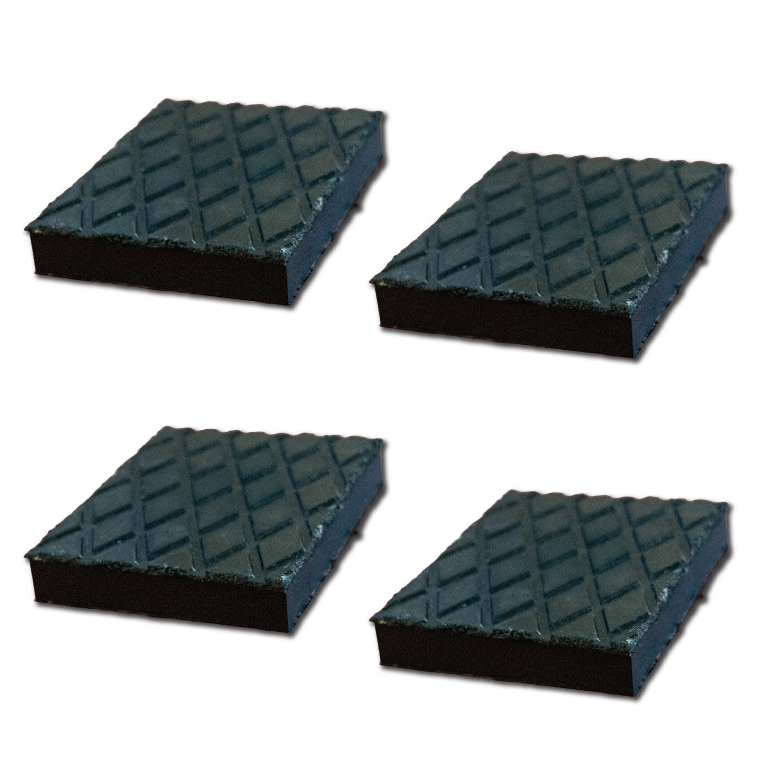 4 Pezzi Tamponi in Gomma per Ponti Sollevatori 140x110x20mm