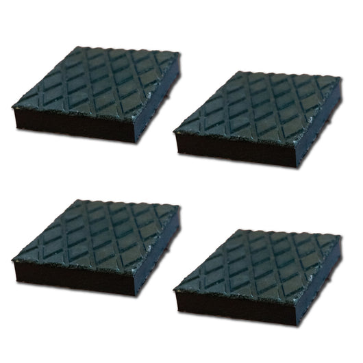 4 Pezzi Tamponi in Gomma per Ponti Sollevatori 140x110x20mm