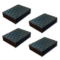 4 Pezzi Tamponi in Gomma per Ponti Sollevatori 160X120X40mm