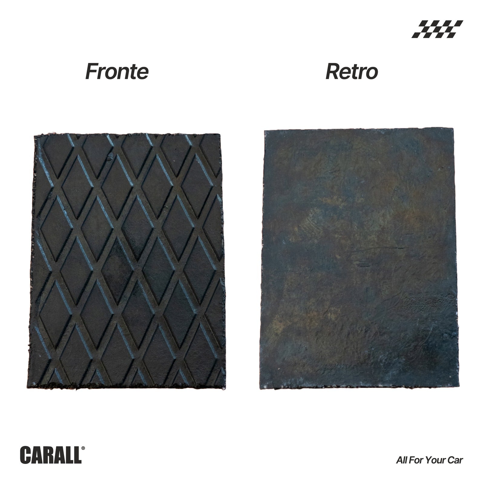 4 Pezzi Tamponi in Gomma per Ponti Sollevatori 160X120X60mm