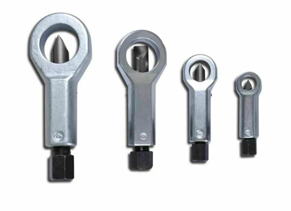 4 Spacca Dadi Bulloni Spaccadadi 9-27 mm per dadi e bulloni danneggiati