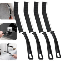4 Spazzole per Pulizia Fessure con Setole Rigide ideale per bagno piastrelle doccia