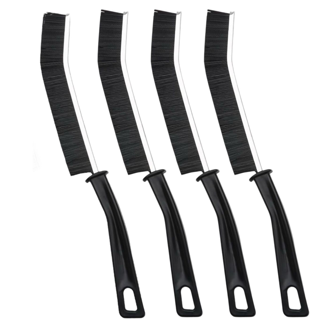 4 Spazzole per Pulizia Fessure con Setole Rigide ideale per bagno piastrelle doccia