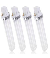 4 Bulbi Da 9 Watt Per Lampade Uv Gel Ricostruzione Unghie Semipermanente Lampada         