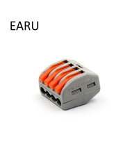 4 Connettori Elettrici Conduttori Morsettiere Terminali A 4 Cavi Fili A Leva 32a         