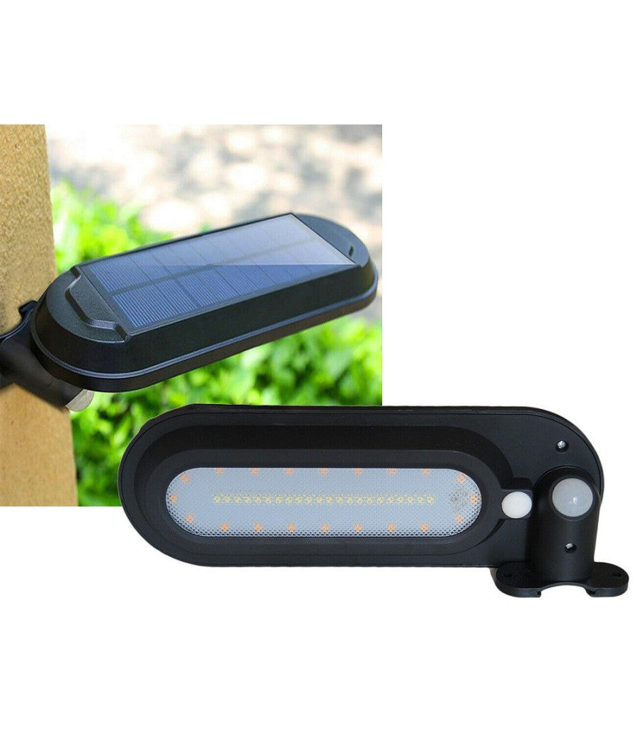 4 Lampada Led Solare Da Esterno Giardino Faretto Fotovoltaico Sensore A 42 Led         