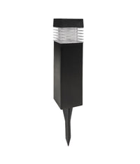 Trade Shop - 4 Lampade Giardino Ricarica Solare Paletti Solari Tecnologia 1led Luce Bianca -