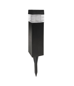 Trade Shop - 4 Lampade Giardino Ricarica Solare Paletti Solari Tecnologia 1led Luce Bianca -