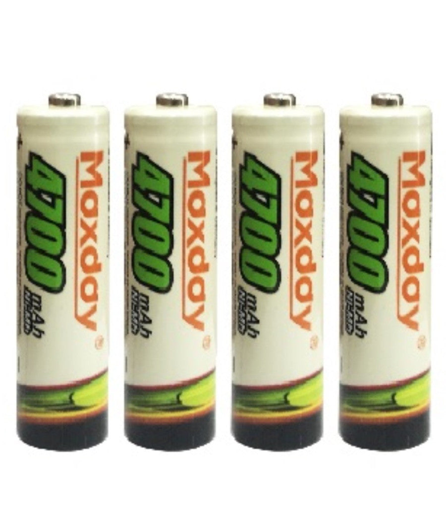 4 Pezzi Pile Aa Batterie Ricaricabili Stilo Da 4700 Mah Batteria Universali Pila         