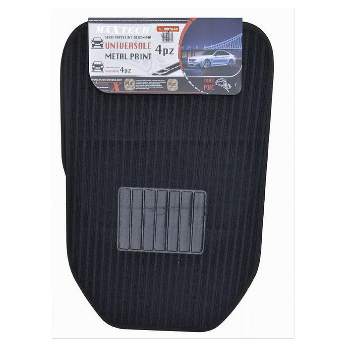 4 Pezzi Tappetino Auto Universale In Pvc Tappetini Anteriori Posteriori Mats-10         