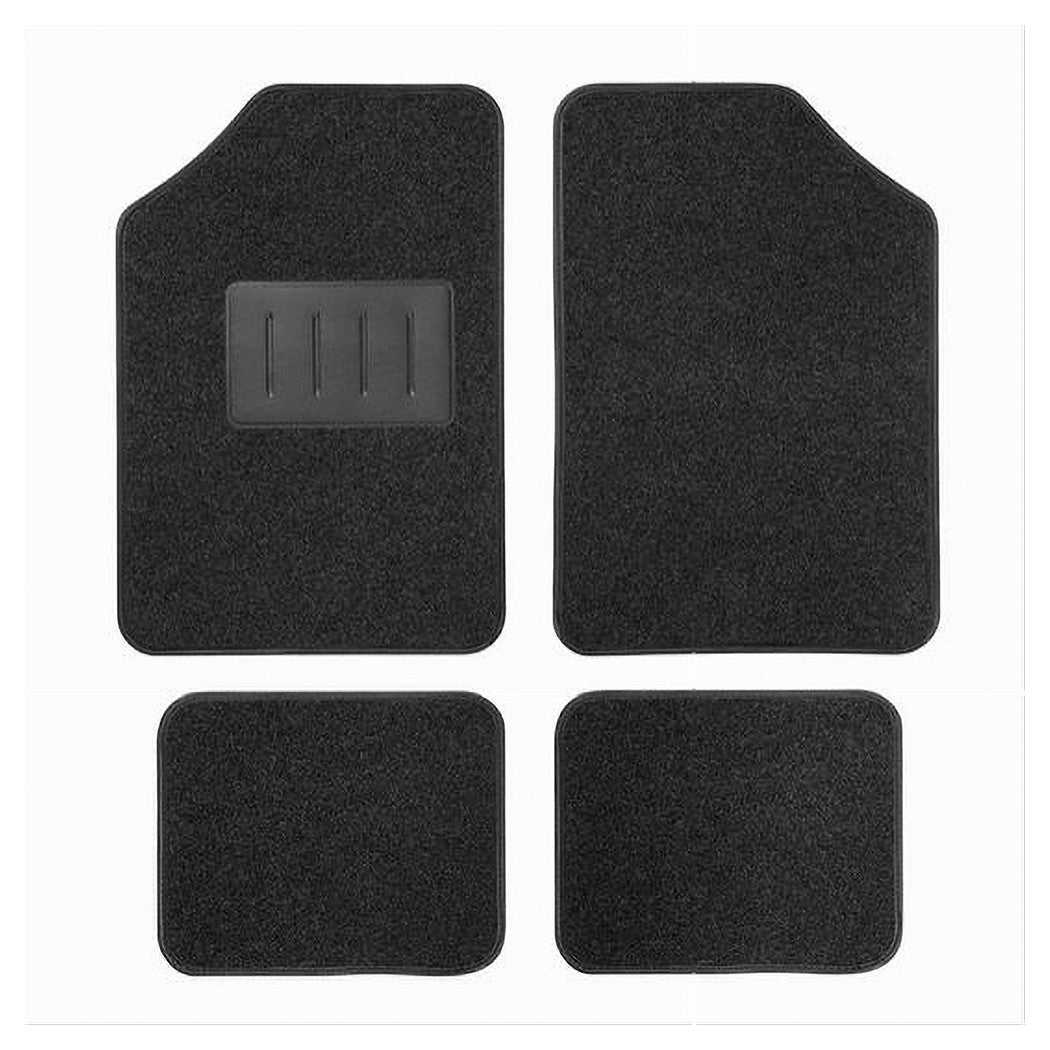 4 Pezzi Tappetino Auto Universale In Pvc Tappetini Anteriori Posteriori Mats-10         
