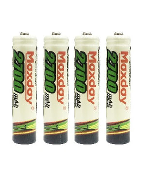 4 Pile Aaa Batterie Ricaricabili Mini Stilo 2700 Mah Ministilo Universali Pila         