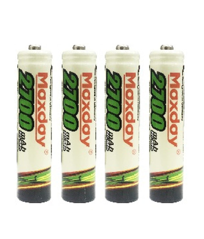 4 Pile Aaa Batterie Ricaricabili Mini Stilo 2700 Mah Ministilo Universali Pila         