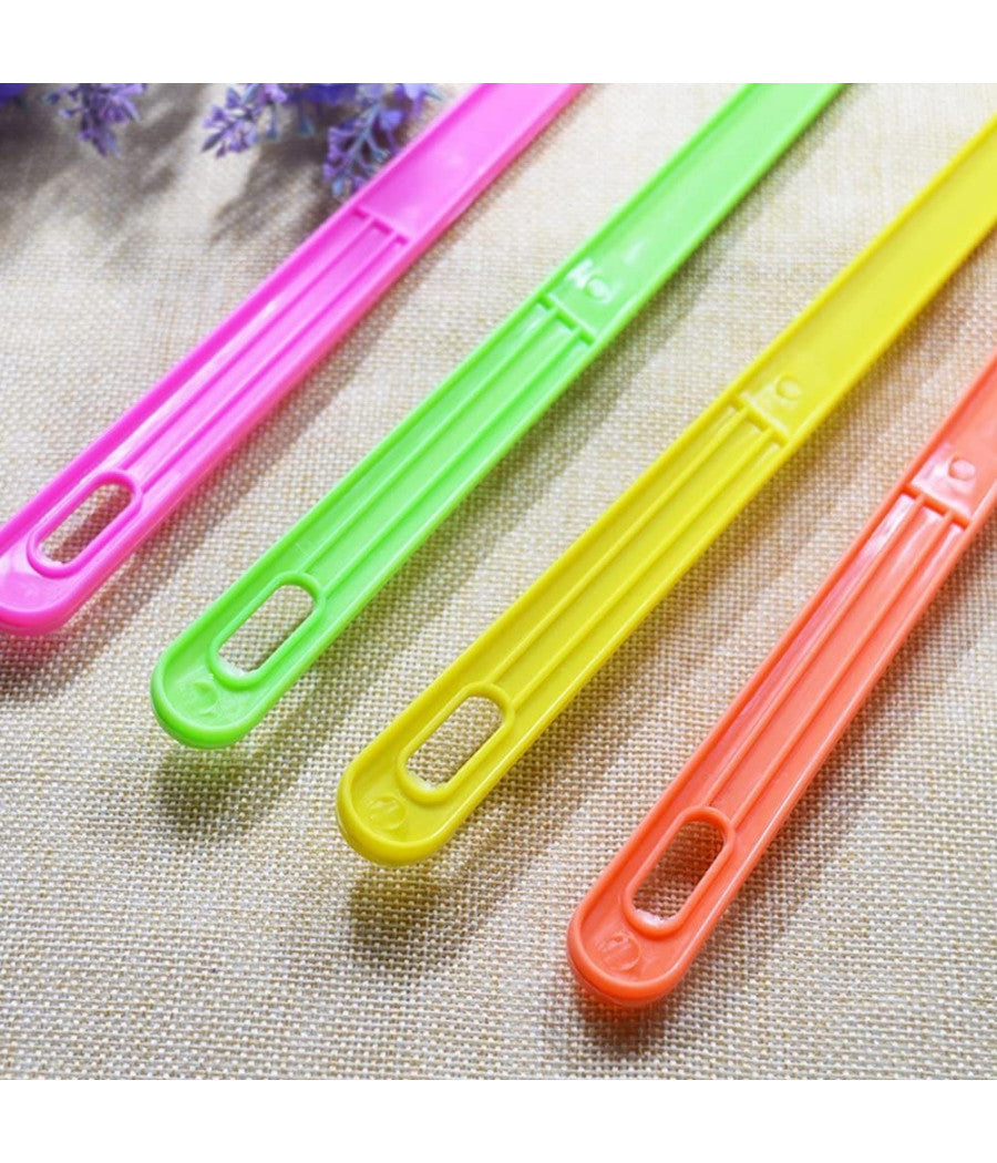 4 Pz Paletta Abbattimosche Abbatti Mosche Scaccia Insetti Colori Assortiti 45 Cm         