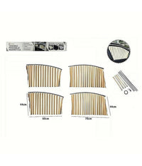 Trade Shop - 4 Pz. Tenda Tendina Parasole Proteggi Sole Raggi Uv Magnetica Auto Beige 70169 -