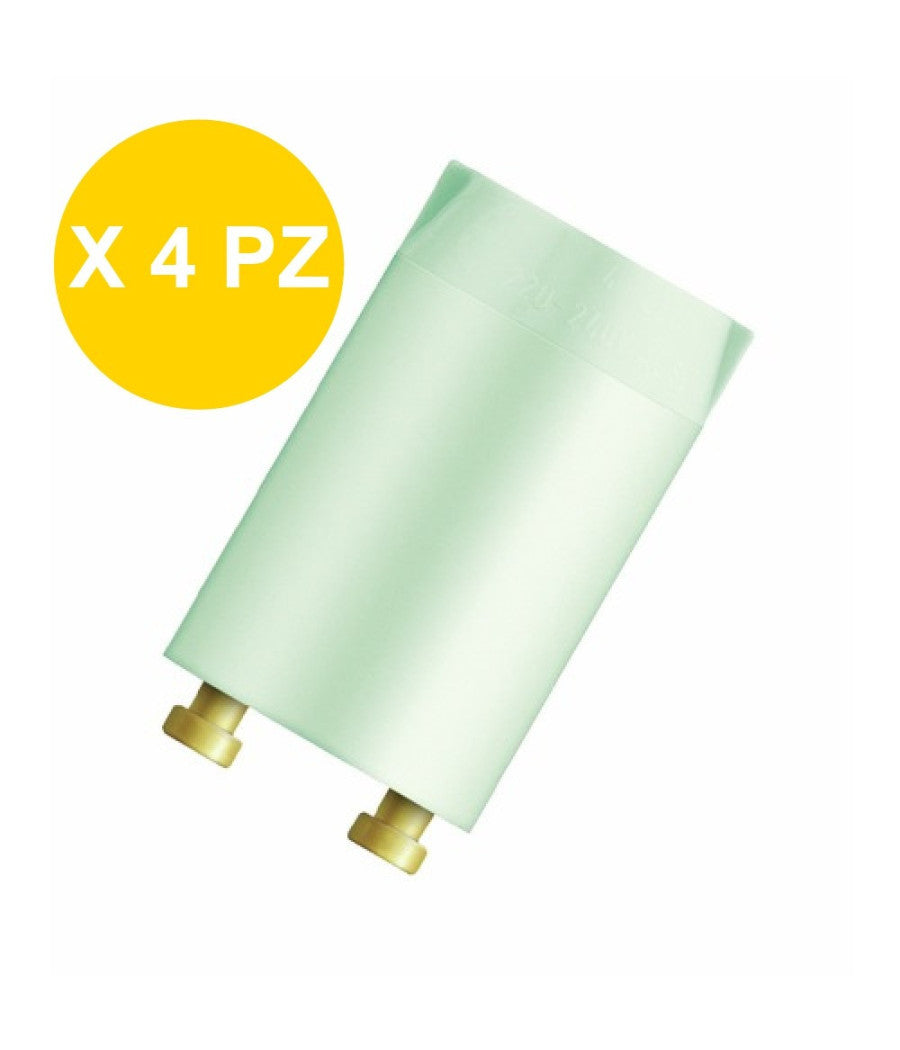 4 Pz X Starter Elettrico Per Neon Lampade Da 4 A 80 Watt 220-240 Volt         