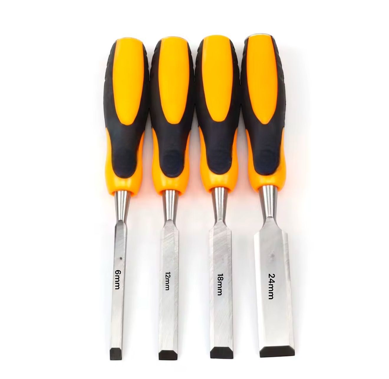 4 scalpelli per legno sgorbie per legno 6mm,12mm,18mm,24mm GS-0710