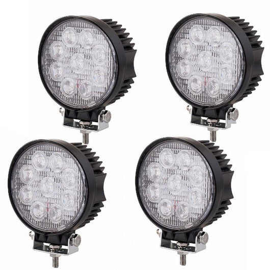 4 x 27W LED LUCE FARO LAMPADA DA LAVORO FARETTO AUTO CAMION JEEP SUV 12V 24V