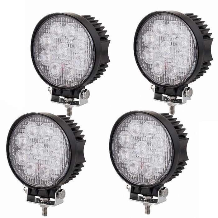4 x 27W LED LUCE FARO LAMPADA DA LAVORO FARETTO AUTO CAMION JEEP SUV 12V 24V