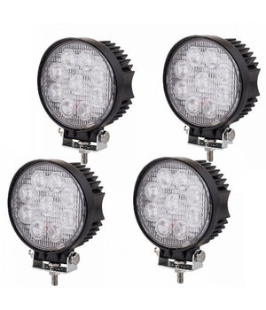 4 X 27w Led Luce Faro Lampada Da Lavoro Faretto Auto Camion Jeep Suv 12v 24v         