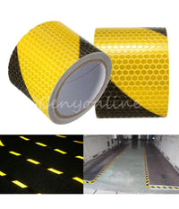 40 Metri Nastro Adesivo Catarifrangente Auto Camion Giallo Alta Visibilità          