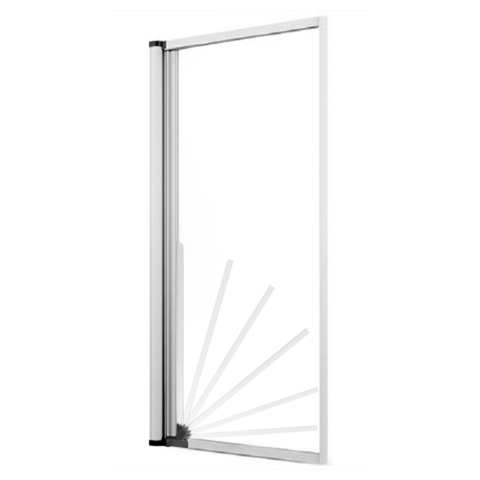 Zanzariera a Rullo Riducibile Laterale SENZA GUIDA A TERRA 140 x 250 Bianco 9010