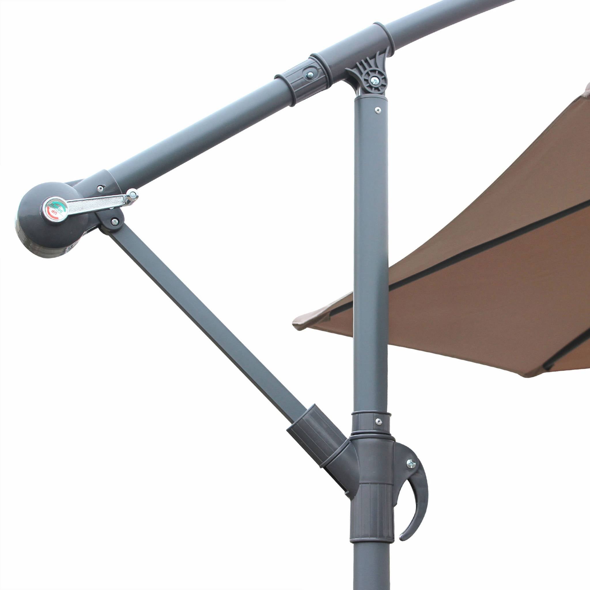 Ombrellone rotondo offset 300cm, beige