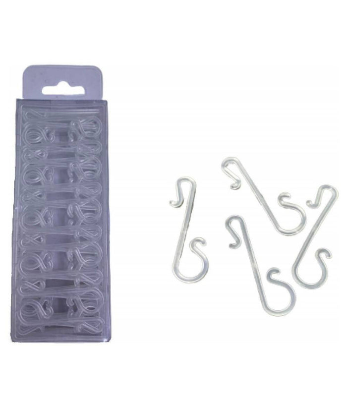 400 Ganci Bianchi Per Appendere Palline Decorazioni Natalizie Albero Natale Gancetti         