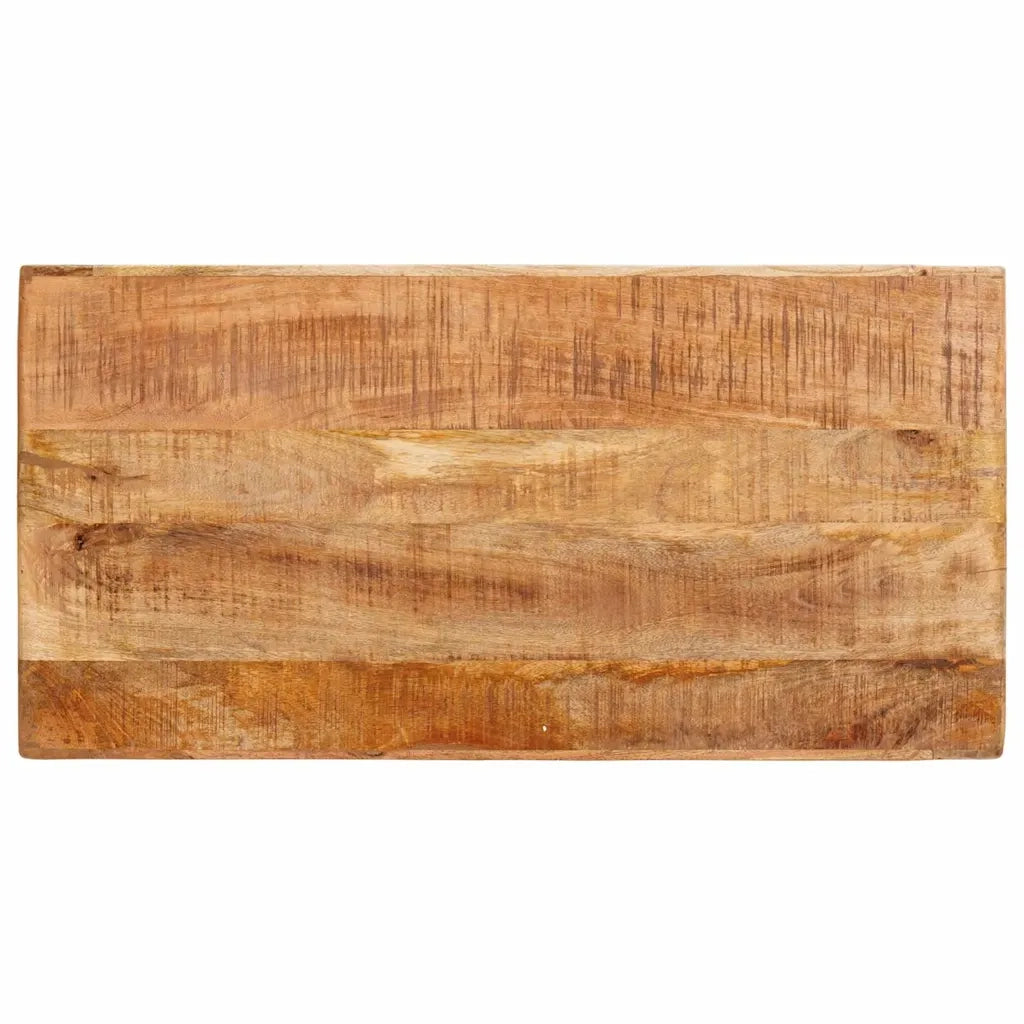 Tavolo da Trucco con specchio-Tavolo da Vanit¨¤ Marrone Legno di mango massello