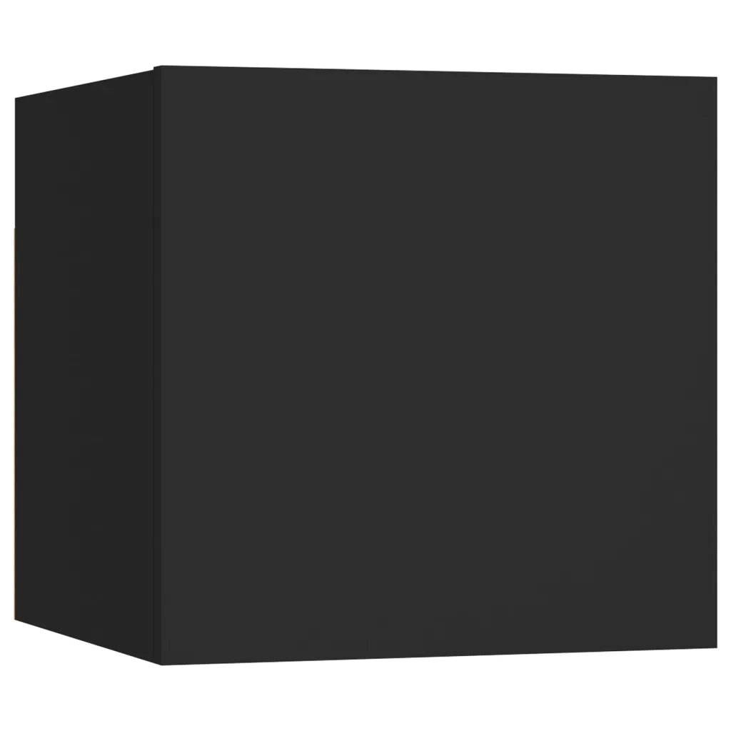 Set Mobili Porta TV 6 pz Nero in Legno Multistrato 3114263