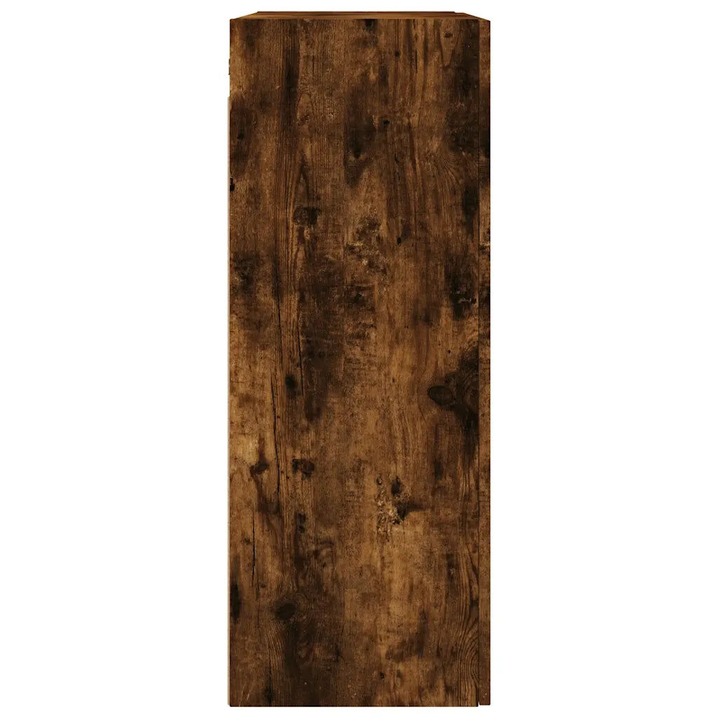 Mobile a Parete Rovere Fumo 69,5x34x90 cm in Legno Multistrato 834983