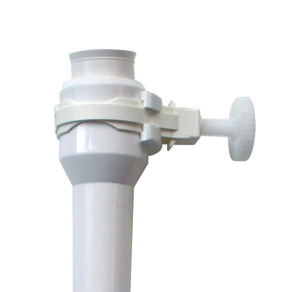 Rompigetto pk con aeratore ottone cromato manicotto in gomma bianca