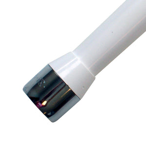 Rompigetto pk con aeratore ottone cromato manicotto in gomma bianca