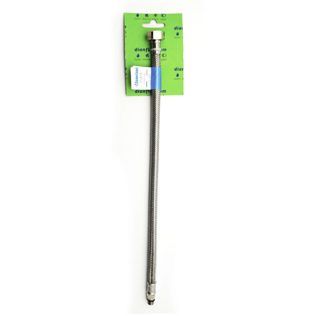 FLESSIBILE PER RUBINETTERIE MONOCOMANDO S-BRICO- 3/8 cm. 100 Diam. 10- FAIDF- pezzi 1