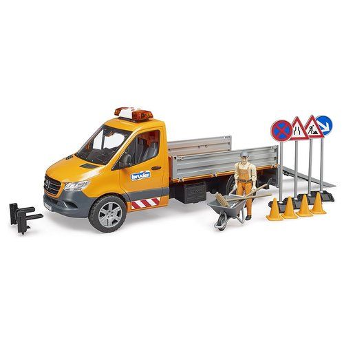 Veicolo comunale con conducente bruder 02677 mercedes sprinter