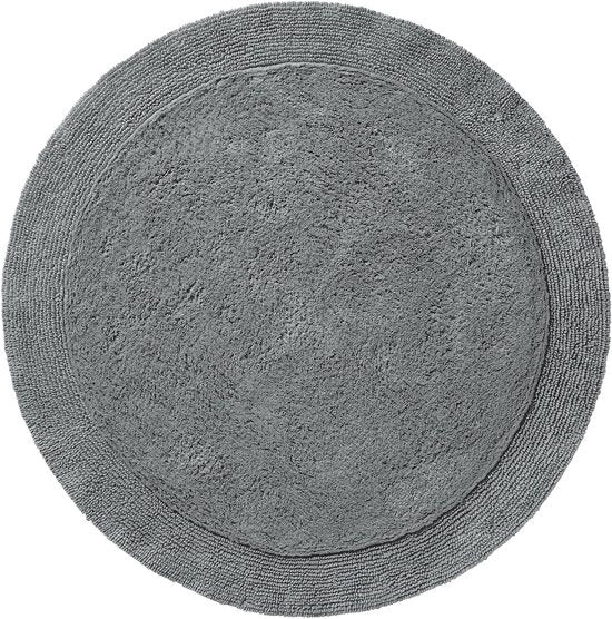 Matrice da letto Uni Serie Stuttgart grigio Dimensioni: 90 cm Ø - spessore extra, alta assorbimento, 100% cotone