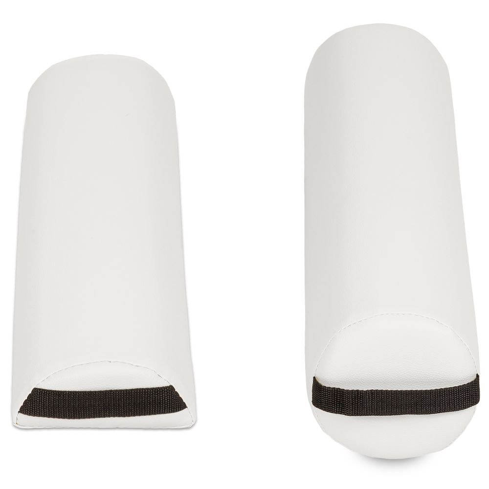 Lettino da massaggio pieghevole a 3 zone, sgabello, rullo + copertura bianca 2008141