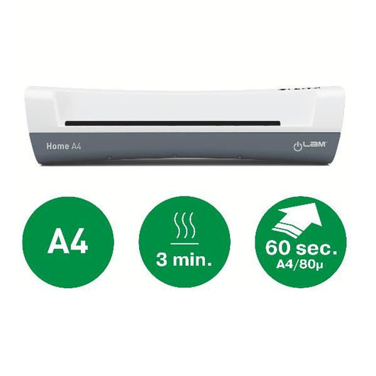 Leitz ilam home plastificatrice a caldo 300 mm/min grigio, bianco - 74310001