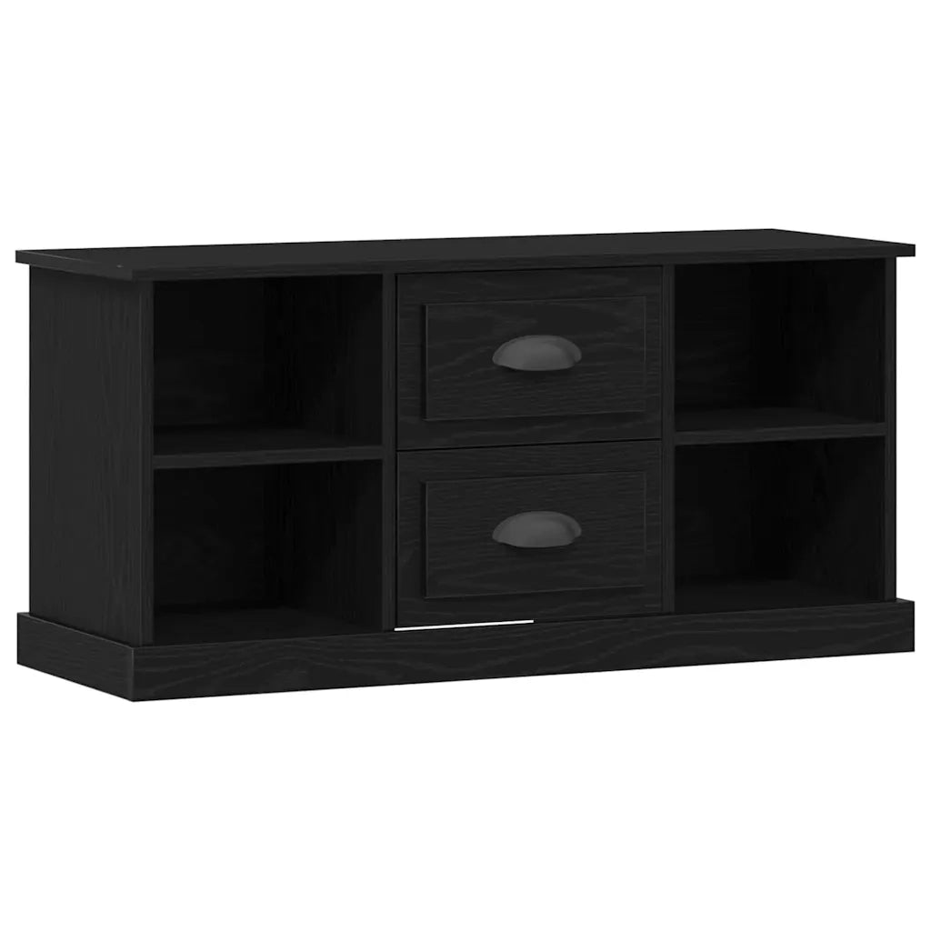 Mobile TV Rovere Nero 99,5 x 35,5 x 48 cm Legno multistrato 881380