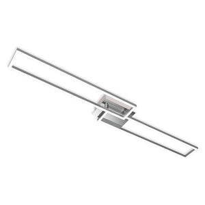 Plafoniera briloner bt10026 frame cromo alluminio