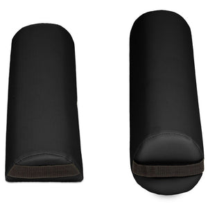 Lettino da massaggio pieghevole a 3 zone, sgabello, rullo + copertura nera 2008142