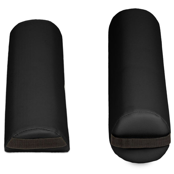 Lettino da massaggio pieghevole a 3 zone, sgabello, rullo + copertura nera 2008142