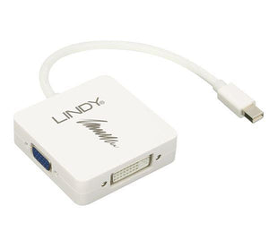 Lindy 41035 cavo e adattatore video 0,2 m bianco