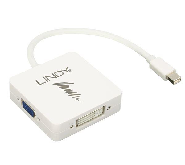 Lindy 41035 cavo e adattatore video 0,2 m bianco