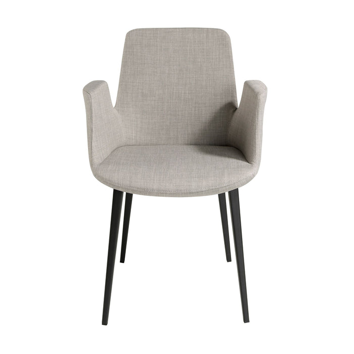 Sedia in tessuto grigio