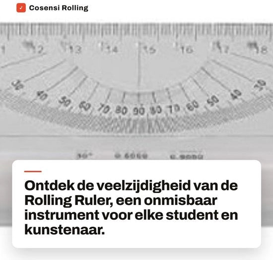 Strumento multifunzionale per disegno - Inclinometro - Regolo - Utensile per studenti - Disegno - Progettazione - Prodotto sostenibile - Righello multifunzionale