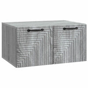 Mobile Porta TV da Muro Grigio Sonoma 59,5 x 41 x 30 cm