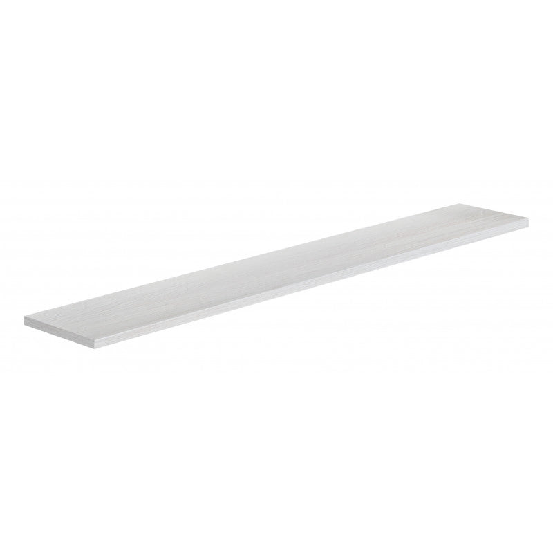 Mensola da Muro, Scaffale Legno, Mensola da Parete, Rovere Sbiancato, 96x15,5x1,8 cm - Smart